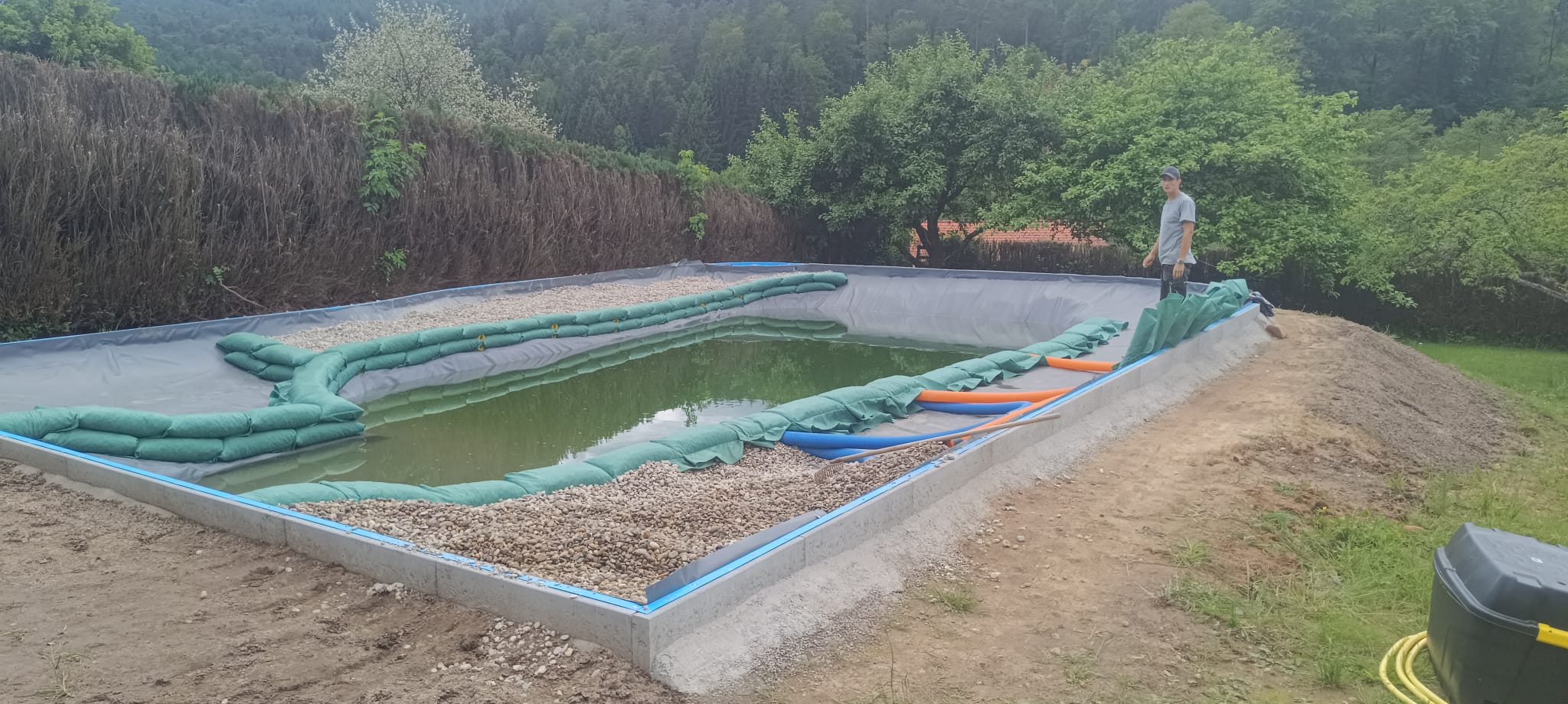 Teichbau 4
